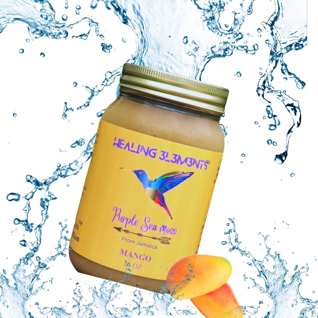 Fruit infused mango sea moss gel
